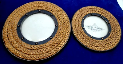 LA REATA COLLECTION PHOTO FRAME SET, POLYRESIN, Rope look  or Nautical look - Image 1 of 4