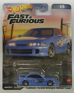 HOT WHEELS FAST & FURIOUS CUSTOM ACURA INTEGRA SEDAN GSR 1/5 REAL RIDERS  - Picture 1 of 2