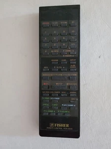 FISHER TV / VCR REMOTE CONTROL RVR-4909 GOOD CONDITION - Picture 1 of 3