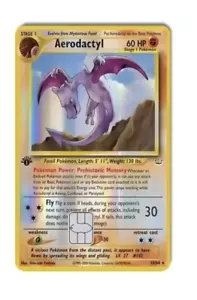 Aerodactyl Edition Credit Debit Card Skin / Decal Sticker Holographic Small Chip - Picture 1 of 1
