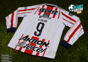 CAMISETA OFICIAL DE FÚTBOL MEXICANO PUMA CHIVAS DE GUADALAJARA 2018-2019 LIMPIA, VEGA - Imagen 1 de 7
