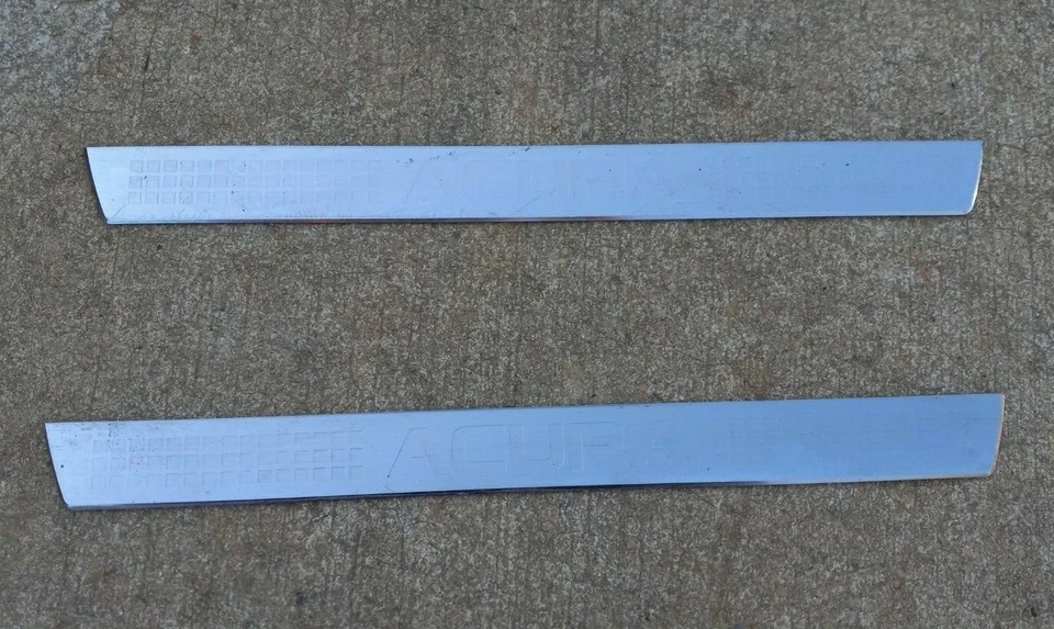 Placas de desgaste del umbral de la puerta delantera Acura MDX 2001-2006 ~ Estante 14 Foto 1 de 1