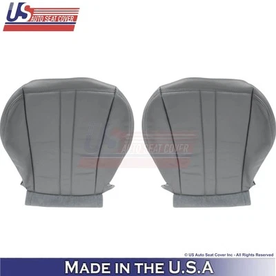 1996-2025 Fits GMC Savana Bottom Leatherette Replacement Covers Medium Pewter - Image 1 of 4