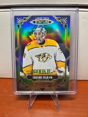 2020-21 UPPER DECK STATURE CONNOR INGRAM /399 ROOKIE PREDATORS - Image 1 of 2