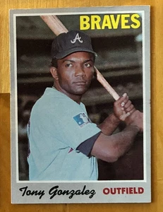 1970 Topps Baseball #105 Tony Gonzalez - Atlanta Braves - EX-MT - Picture 1 of 2