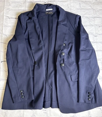 Blazer para mujer Lane Bryant The Bryant azul marino talla 22 Foto 1 de 4