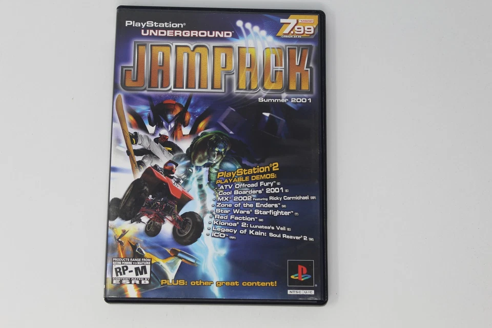 Playstation Underground Jampack Summer 2001 Ps2 Demo Disc - Image 1 of 1