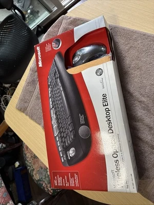 Microsoft Wireless Desktop Elite Keyboard And Mouse Combo Model 1011 - Image 1 of 4