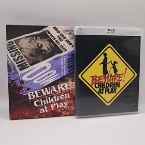 Beware! Children at Play (Blu-ray, 1989) w/ Slipcover Vinegar Syndrome Horror - Foto 1 di 11