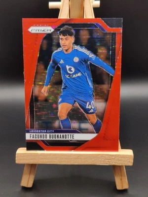2024-25 Panini Prizm - Facundo Buonanotte Leicester City - Red Star Prizm 05/25 - Image 1 of 2
