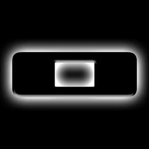 ORACLE Lighting Universal Illuminated LED Letter Badges - Matte Black Surface Fi - Foto 1 di 9
