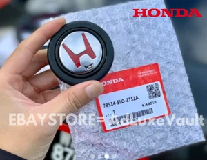 Silver JDM Horn Button For Momo Steering Wheel For Honda Acura NSX EG6 EK9 DC2 - Foto 1 di 8