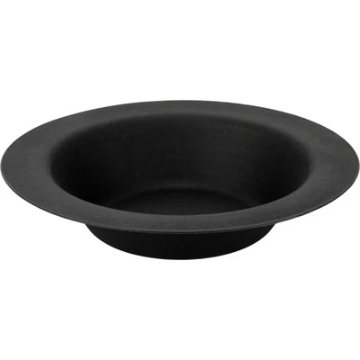 Everyday Home Deluxe Black Plastic Reusable Dessert Party Bowls 18cm Pk of 10 - image 1 of 3