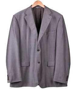 ACTUAL Canali 1934 TRAVEL Gris Marrón Tejido Lana Mohair Chaqueta Abrigo Deportivo 48 L - Imagen 1 de 8