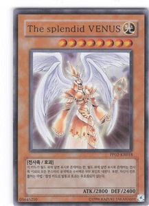 Yugioh Splendid Venus PP02-KR018 Secret Rare Unlimited NM - KOREAN - Picture 1 of 2
