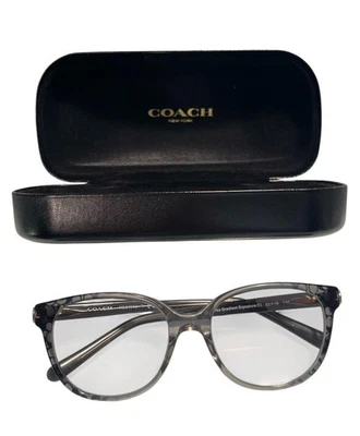 Gafas y estuche COACH HC6194U 5710 gris degradado firma marco C Foto 1 de 4