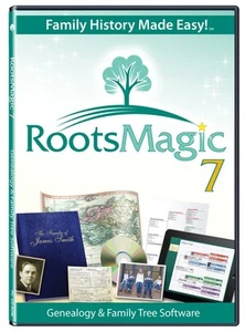 RootsMagic 7 Family Tree Genealogy CD Roots Magic 2015 New Sealed Free Shipping - Picture 1 of 1