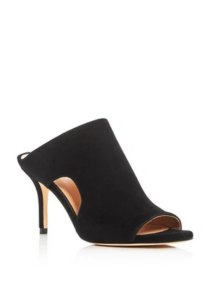 Zapatos mules POUR LA VICTOIRE para mujer negros 532210467 Stiletto tacón sin cordones 7 Foto 1 de 2