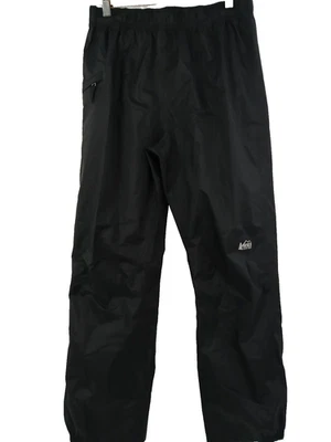 Pantalones de lluvia REI talla juvenil XL 18 negros de nailon Foto 1 de 4