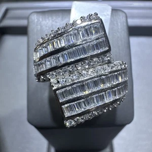 Silver Ring Size 8, 7.00g 925 Silver Beautiful Ring - Picture 1 of 9