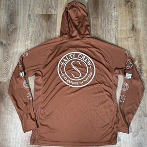 Salty Crew Mens Large Palomar Pinnacle + UPF 50 Surf Hoodie Large Rash Guard - Picture 1 of 6