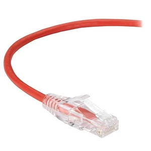 Black Box Slim-Net Cat.6a UTP Patch Network Cable (C6APC28RD03) - Picture 1 of 4