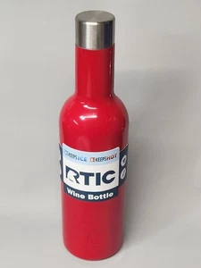 RTIC 750ML 18/8 Edelstahl doppelwandige WEINFLASCHE rote Farbe  - Bild 1 von 5