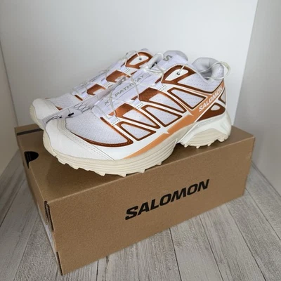 Salomon XT Pathway Metallic Size 8 Womens White Copper Casual Shoes Sneakers - Image 1 of 4
