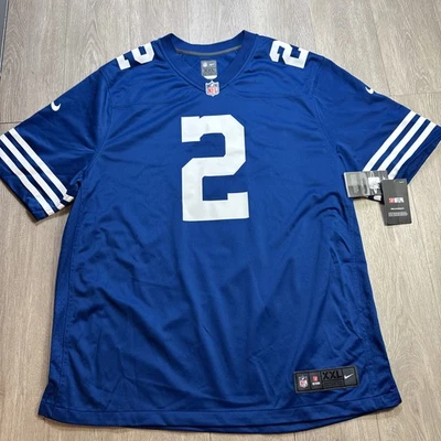 Nike Masculino 2XL XXL Indianapolis Colts Matt Ryan #2 On Field NFL Azul Novo com etiquetas - Imagem 1 de 4