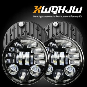 5-3/4" 5.75 Halogen Glass Sealed Beam Hi/Low Headlamp Light Bulb Headlight Set 4 - Foto 1 di 14