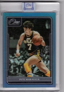 2021 Panini Pete Maravich #178 Uno e Uno Blu Parallelo /30 SSP - Foto 1 di 2
