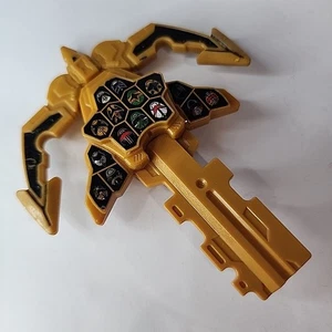 Llave Gokaiger Sentai Power Rangers Megaforce 3" Plateada Oro Ancla Ranger - Imagen 1 de 3