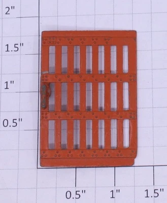 Puerta de coche de ganado de metal naranja Lionel 3656-5 Foto 1 de 2