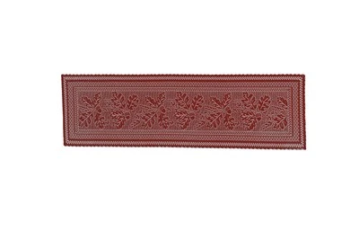 Heritage Lace Oak Leaf Table Runner, Dark Paprika - Image 1 of 3