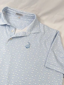 Peter Millar Sommer Komfort Pinehurst SS Freizeit Golf Polo Wein Korkenzieher Herren XL - Bild 1 von 8