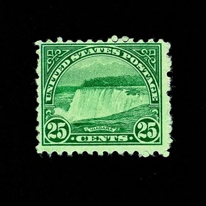 lss US Scott 699 1931 25c Niagarafälle grüne Briefmarke postfrisch ss - Bild 1 von 2