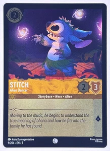 Disney Lorcana Stitch Alien Dancer Fabled 9/204 Common FOIL - Picture 1 of 1