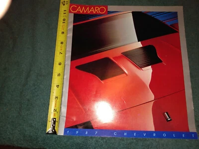 Chevrolet Camaro 1987/Z28/Folleto de ventas de Iroc/Catálogo original/artículo bonito Foto 1 de 4