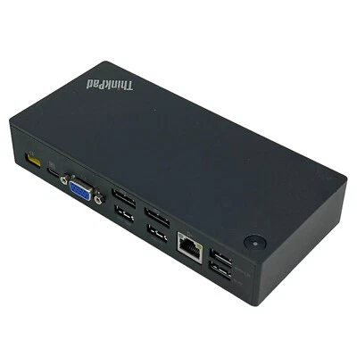 Lenovo Thinkpad USB-C Dock 40A9 mit USB3.0 Dockingstation ohne Netzteil - Bild 1 von 3