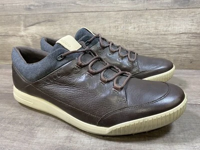 Ecco Street Retro Golf HydroMax Zapatos Sin Tacos Para Hombres Marrón Talla EU 44 US 10 10.5 Foto 1 de 4