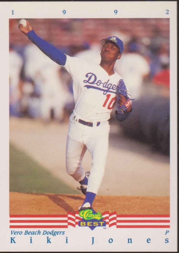 1992 Classic Best #292 Kiki Jones Vero Beach Dodgers Baseball Card RC - Image 1 of 1