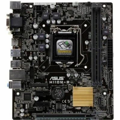 For ASUS H110M-R Intel H110 Micro ATX DDR4 Motherboard Socket LGA1151 Micro-ATX - Image 1 of 4