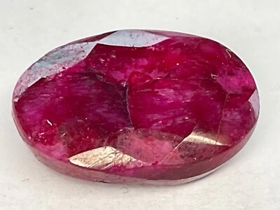 Edelstein Rubin Roh Stein geölt / vor facettiert weitere hier ! AZ48 - Bild 1 von 3