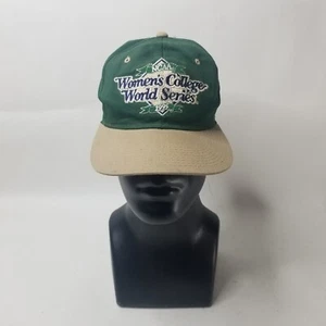 Cappello Berretto Snapback Vintage 1995 Donna College World Series Baseball Logo Okc - Foto 1 di 13