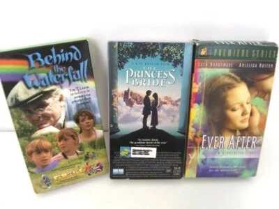VHS Movie VHS Tapes Ever After The Princess Bride Behind The Waterfall Set Of 3  - Image 1 of 4