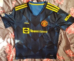 Manchester United Football Club 2021/22 Third 3rd Shirt Large - Picture 1 of 10