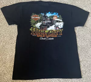 Harley Davidson T Shirt Large Hill City South Dakota 2007 Motorcycles Biker - Picture 1 of 5