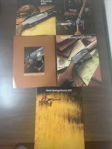 Vintage Marlin Sporting Firearms Catalog Lot 79 82 84 86 87 5 Catalogs - Picture 1 of 11