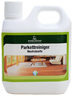 1 L Profi Parkett Reiniger Holzboden Dielen Pflege Kratzerentferner Neutralseife - Bild 1 von 2