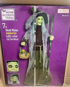 New 2023 Home Depot Accents Holiday Lethal Lily The Witch 7 Ft LED *FAST SHIP*